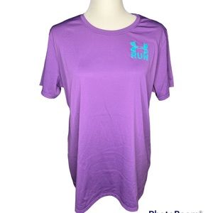 Under Armour women’s t-shirt “Don’t be last” purple. Size XL